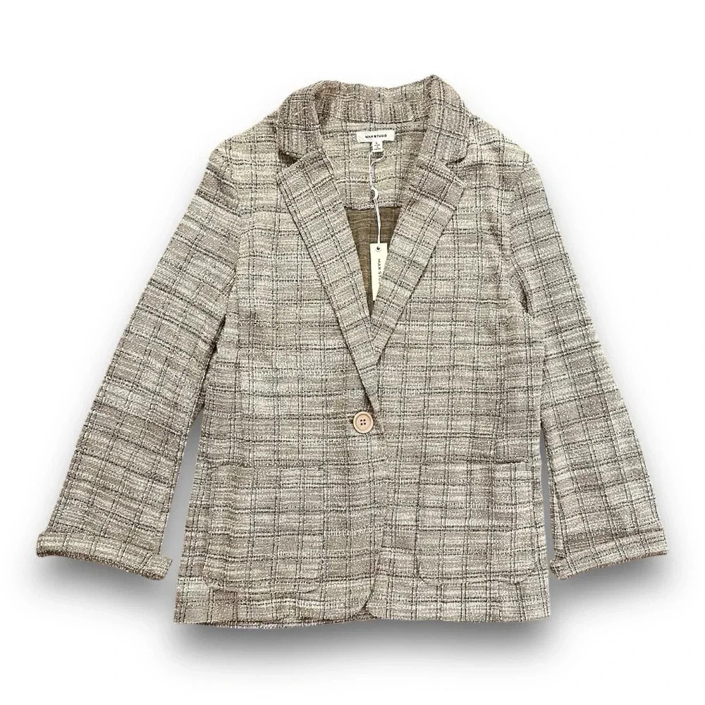 Max Studio | Women’s Tailored Blazer (L) 🤎🖤